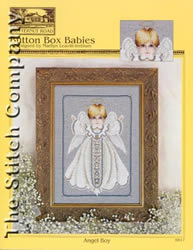 Cross Stitch Chart Button Box Babies: Angel Boy - TIAG Butternut Road
