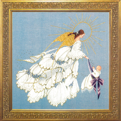 Cross Stitch Chart Angel of Mercy II - TIAG Lavender & Lace