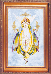 Cross Stitch Chart Angel of Healing - TIAG Lavender & Lace