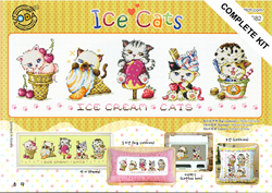 Cross Stitch Kit Ice Cats - The Stitch Company