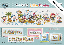 Cross stitch kit Little Pirates - The Stitch Company