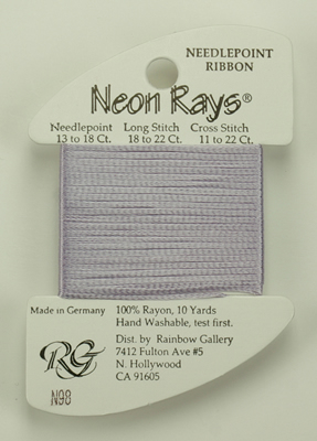 Neon Rays Lite Lavender - Rainbow Gallery