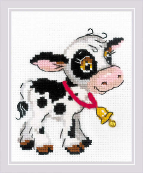 Cross stitch kit Calf with a Bell - RIOLIS