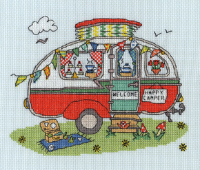 Borduurpakket Sew Dinky - Caravan - Bothy Threads