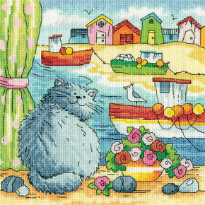 Cross stitch kit Beach View - Heritage Crafts