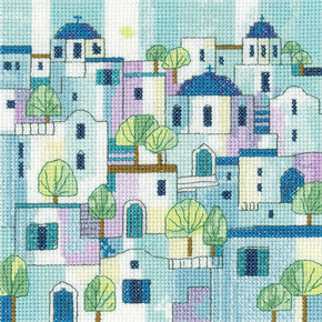 Cross stitch kit Impressions of Greece - Heritage Crafts