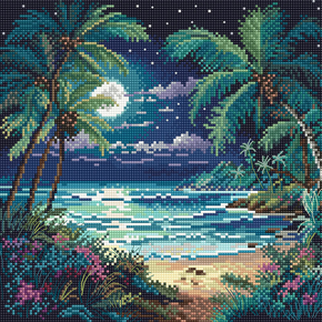 Cross stitch chart Night Paradise - Leti Stitch