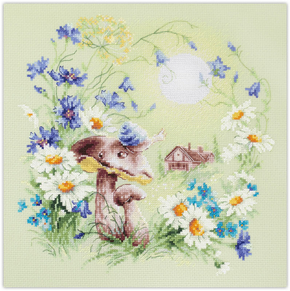 Cross stitch kit Meadow Stories - Snail - Magic Needle