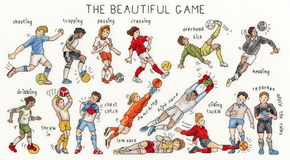 Borduurpakket Peter Smith - The Beautiful Game - Bothy Threads