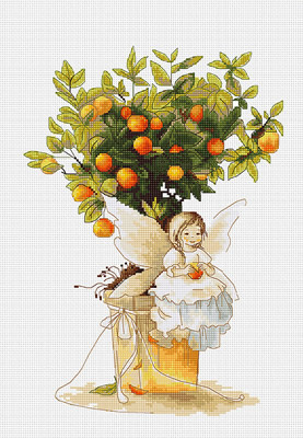 Cross Stitch Kit The Tangerine - Luca-S