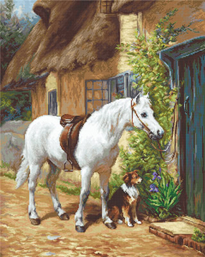Cross stitch kit By the Cottage - Luca-S