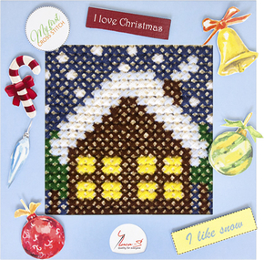 Cross stitch kit My First Embroidery - House - Luca-S