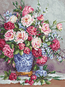 Cross stitch kit Her Majesty's Roses - Luca-S