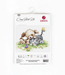 Cross stitch kit Dog and Cat with Butterfly - Luca-S