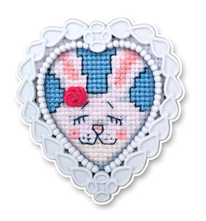 Cross Stitch Kit Framed Art Bunny - RTO