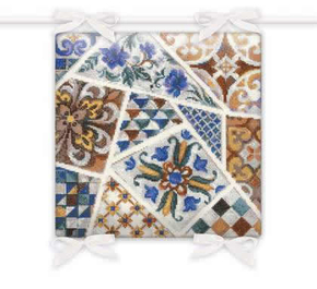 Cross stitch kit Cushion Mosaic - RIOLIS