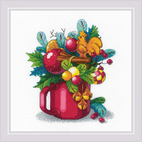 Cross stitch kit New Year's Aroma - RIOLIS