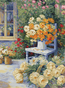 Cross stitch kit Garden Corner - Luca-S