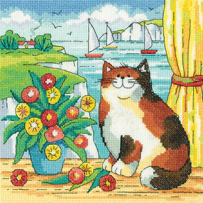 Cross stitch kit Coastal View - Heritage Crafts