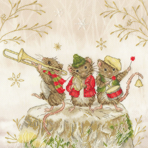Cross stitch kit Sarah Summers - Merry Music Makers - Bothy Threads