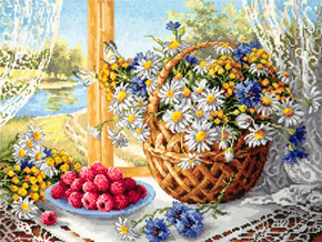 Cross stitch kit Summer morning  - Magic Needle