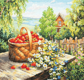 Cross stitch kit Summer house - Magic Needle