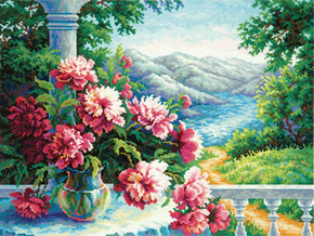 Cross stitch kit Heady bouquet - Magic Needle