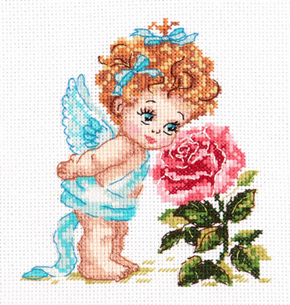 Cross stitch kit Angel of Happiness - Magic Needle