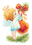 Cross stitch kit Christmas Angel - Magic Needle