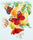 Cross stitch kit Butterflies and Pears - Magic Needle