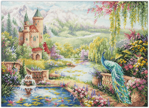 Cross stitch kit Royal Garden - Magic Needle