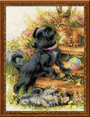 Cross Stitch Kit On the Holiday - RIOLIS