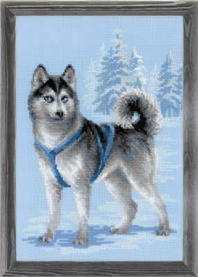 Cross stitch kit Husky - RIOLIS