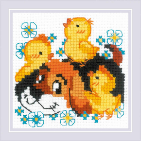 Cross stitch kit Best Friend - RIOLIS