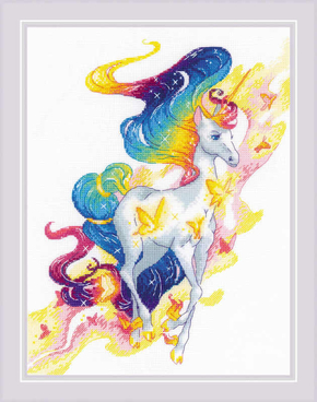 Cross stitch kit Fairy Unicorn - RIOLIS