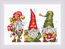 Cross stitch kit Jolly Gnomes - RIOLIS