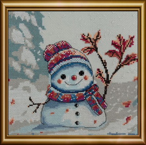 Cross stitch kit Clumsy Winter - RIOLIS