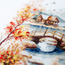 Cross stitch kit Autumn Watercolor - Magic Needle