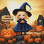 Cross stitch kit Happy Halloween - Luca-S