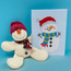 Cross stitch kit Kate Hadfield - Merry - Snowman - Bothy Threads