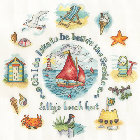 Cross stitch kit Amanda Loverseed - Beside The Seaside - Bothy Threads