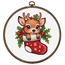 Cross stitch kit Santa's Surprise - Luca-S