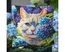 Kussen borduurpakket Cat in Hydrangeas - Collection d'Art