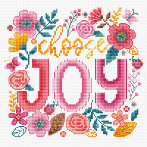 Cross stitch kit Choose Joy - Leti Stitch