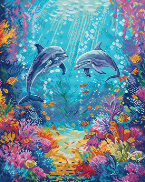 Cross stitch kit Sea Life - Leti Stitch