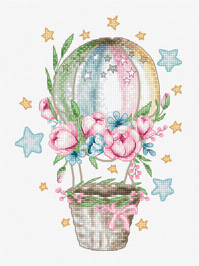 Cross stitch kit Ballon - Luca-S