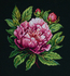 Cross stitch kit Peter Brand Peony  - Luca-S