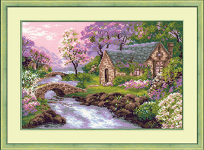 Cross Stitch Kit Spring View - RIOLIS