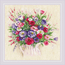 Cross stitch kit Bouquet with Eustoma and Gypsophila - RIOLIS