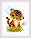 Cross stitch kit Baby Tiger - RIOLIS